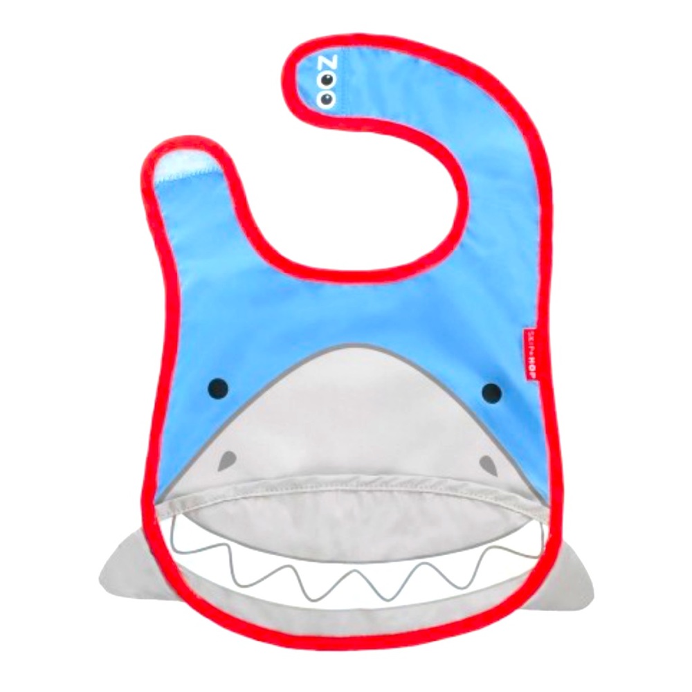 NWOT Skip Hop Zoo Tuck Away Shark Bib